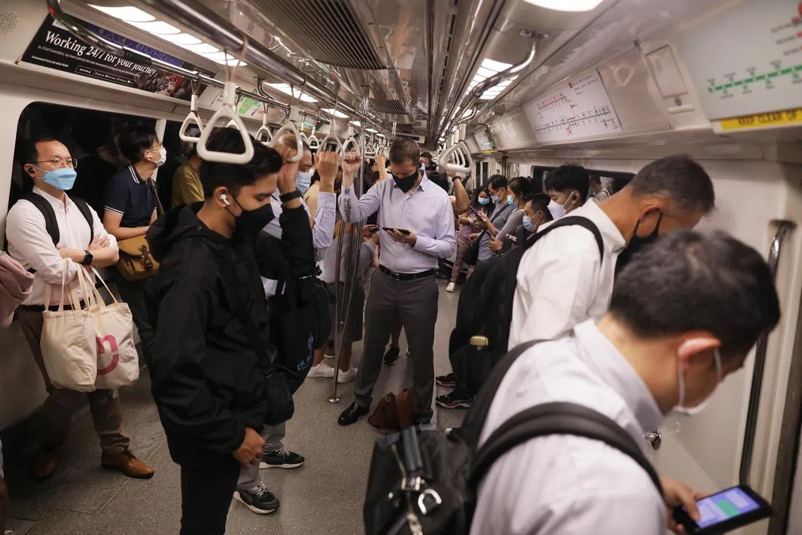 Train ridership grew by 30 per cent in 2022.