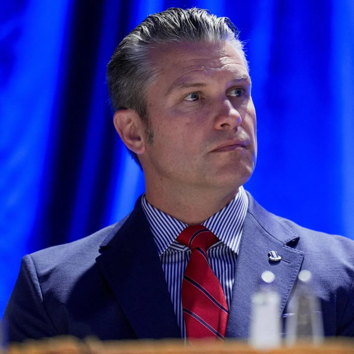 U.S. Defense Secretary Pete Hegseth attends the National Prayer Breakfast in Washington, D.C., U.S., February 5, 2026. REUTERS/Al Drago