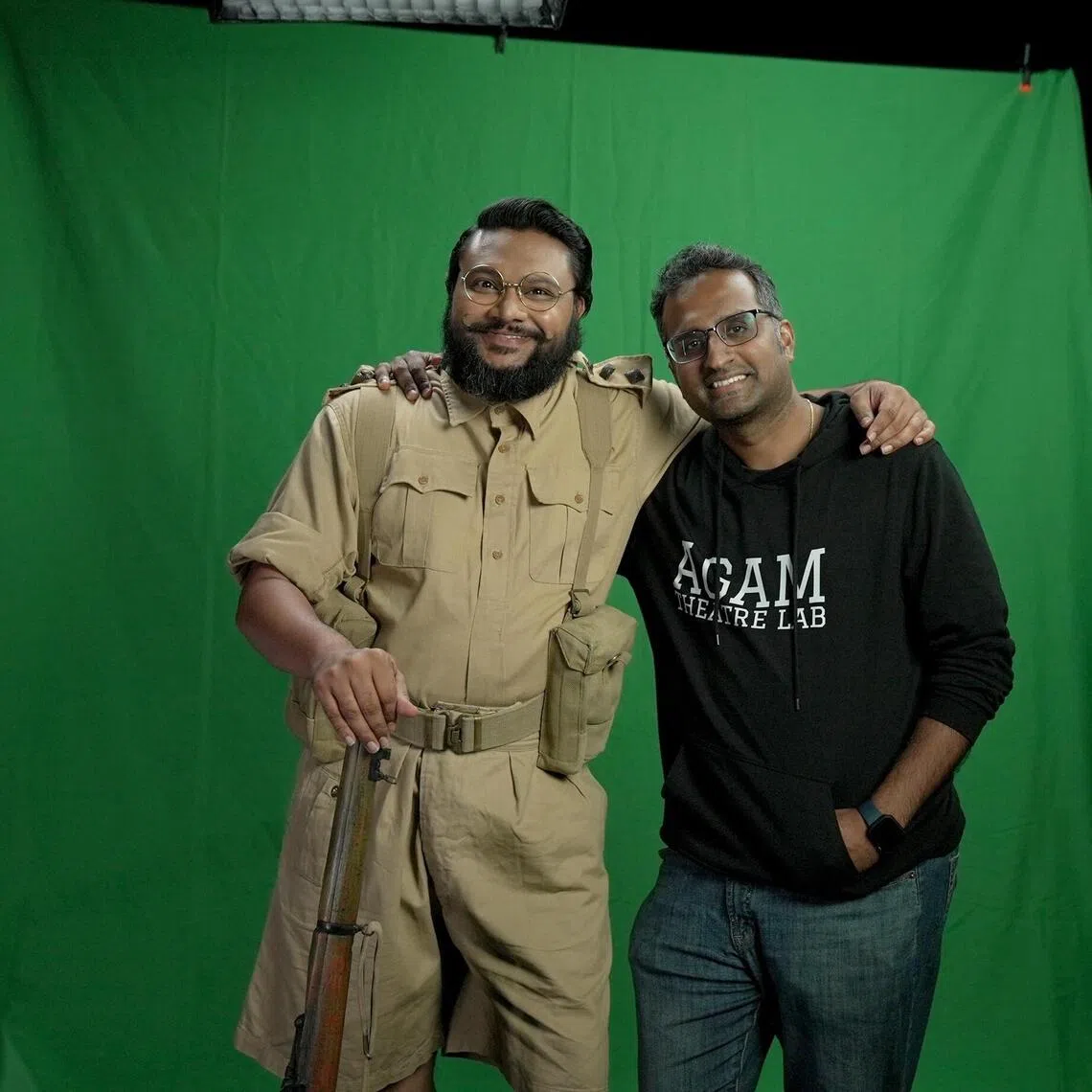 cxagam - Co-directors of Mission Malligapoo Karthikeyan Somasundaram and Subramanian Ganesh.
PHOTO: AGAM THEATRE LAB