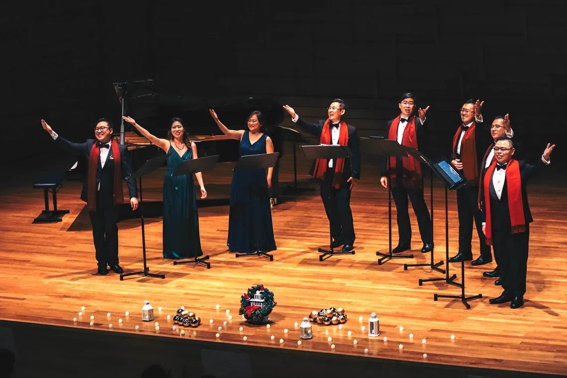 Resonance of Singapore got the audience on its feet for a singalong. 