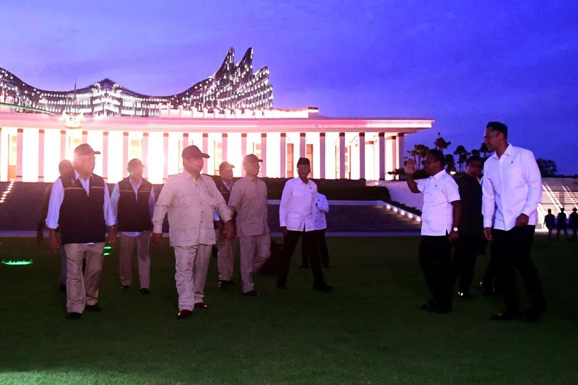 Mr Prabowo Subianto’s first presidential visit to Indonesia’s planned new capital Nusantara on Jan 12 was intended to signal continuity and commitment to the project.
