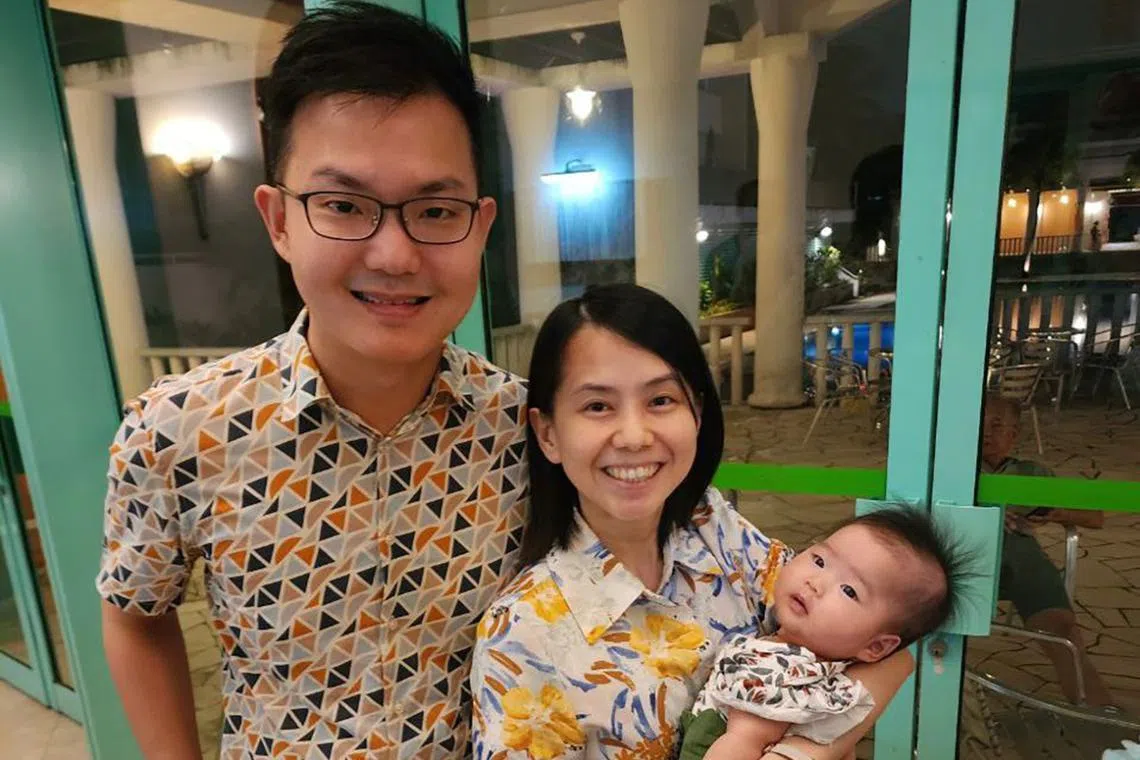 New father Toh Zhi Han and his wife, who had already been considering a second child, feel more certain with the new shared parental leave scheme.