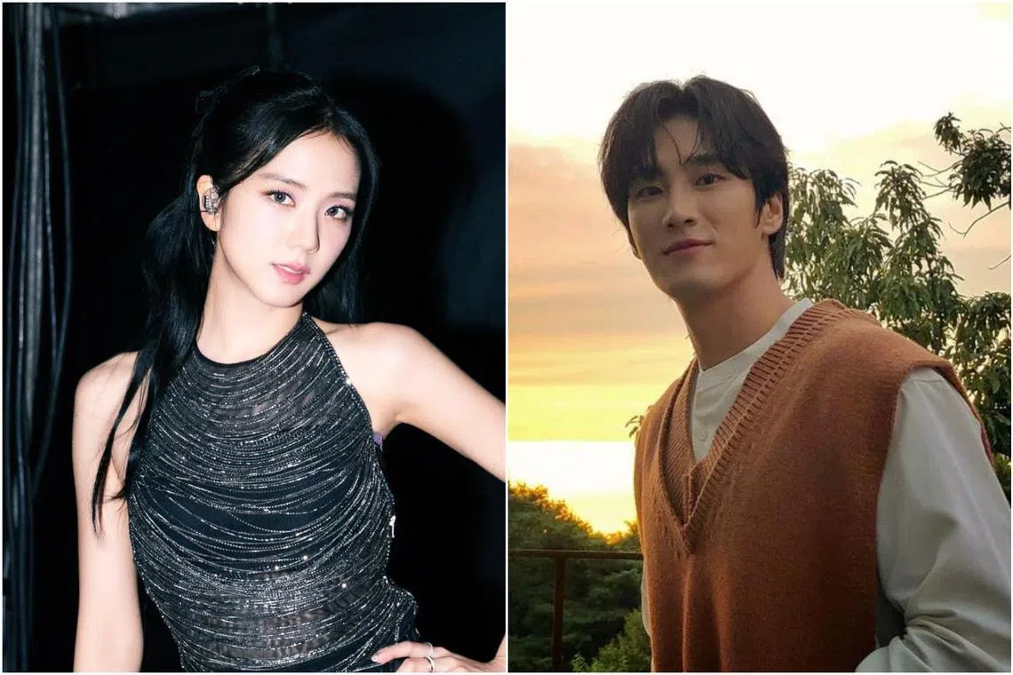 Blackpink singer Jisoo (left) and South Korean actor Ahn Bo-hyun's agencies confirmed that they are dating.