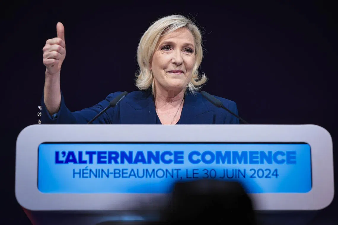 Ms Le Pen has sought to clean up the image of National Rally's reputation for racism and antisemitism.