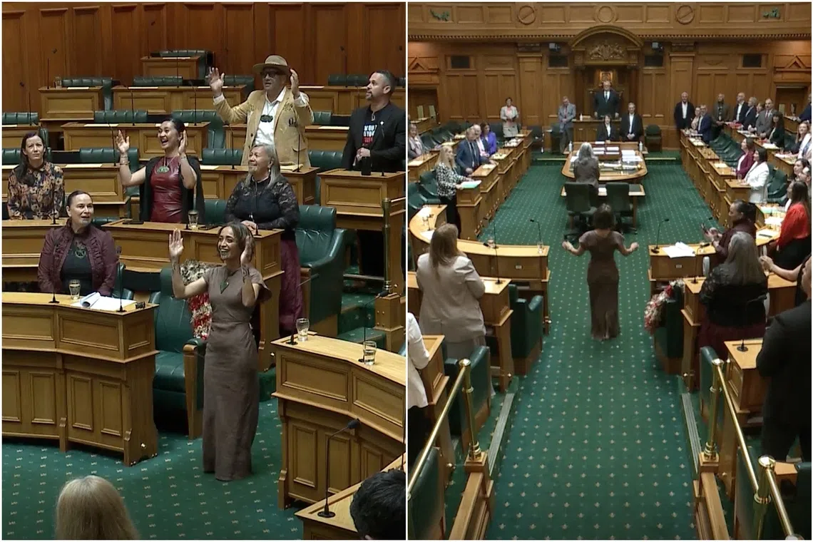 Te Pati Maori’s Ms Oriini Kaipara was elected to Parliament in September to fill a vacant seat and made her first speech to the House on Oct 9.