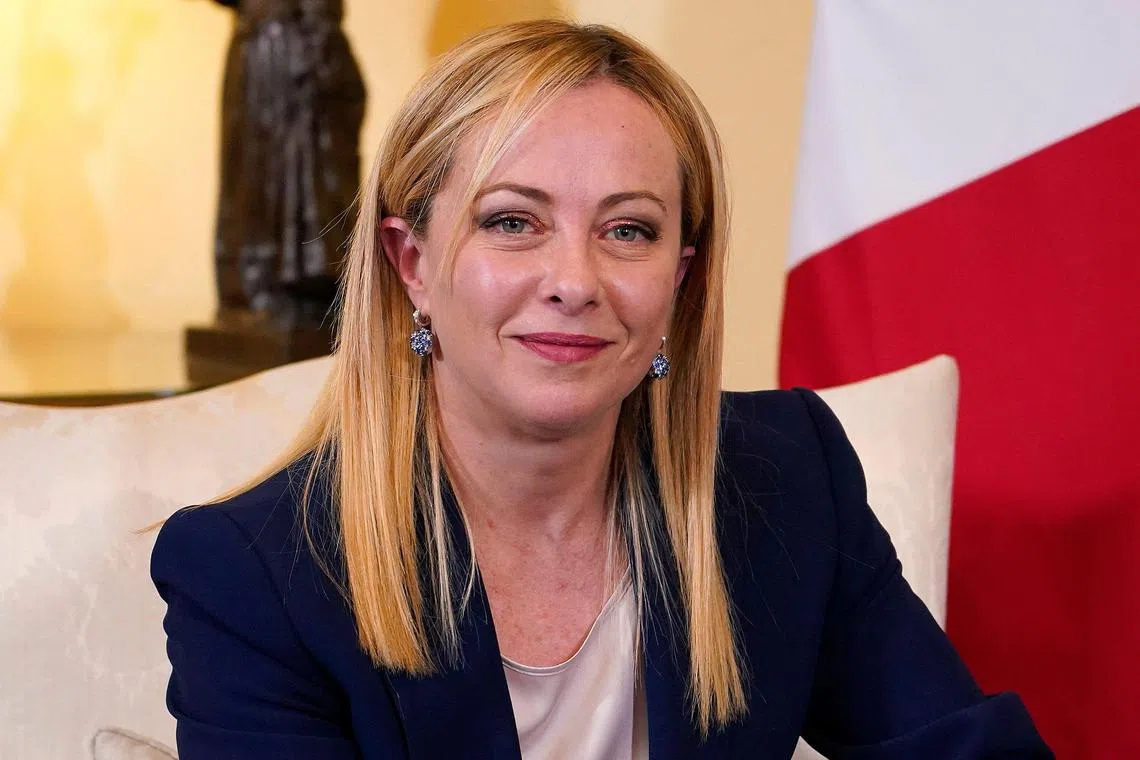 Italy's Prime Minister Giorgia Meloni said the “citizens’ income” benefits would be replaced by a more limited “inclusion cheque". 