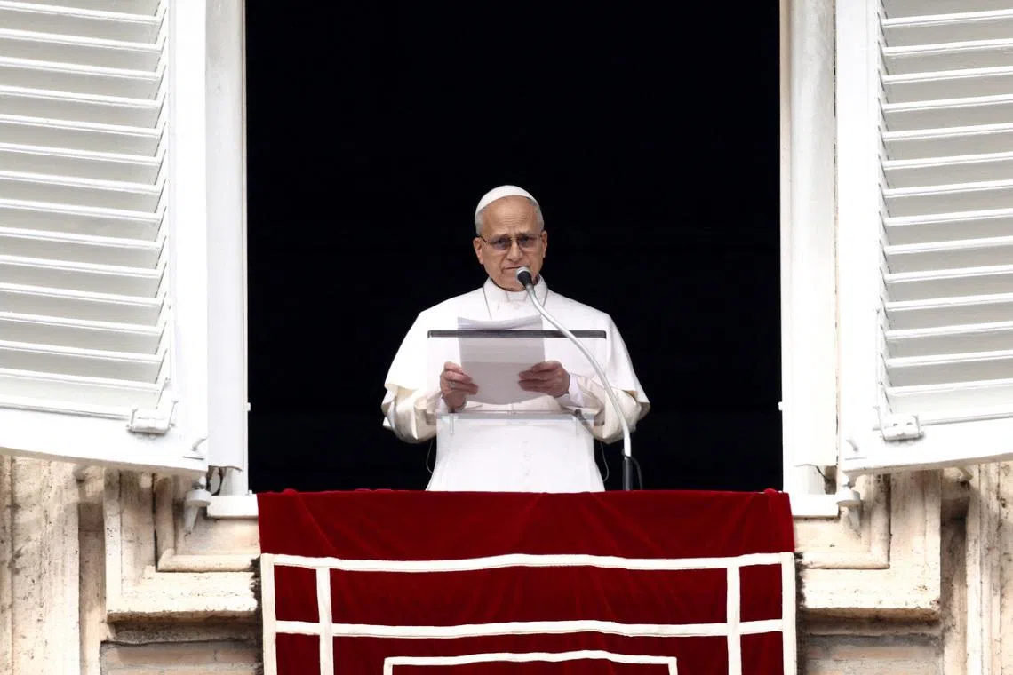 Pope Leo XIV also called for an “urgent return to dialogue” between Afghanistan and Pakistan, which have clashed in recent days.