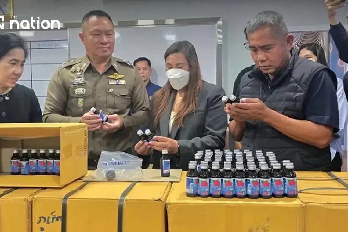 Thai police hunting financier behind $3.8m counterfeit cough medicine ring