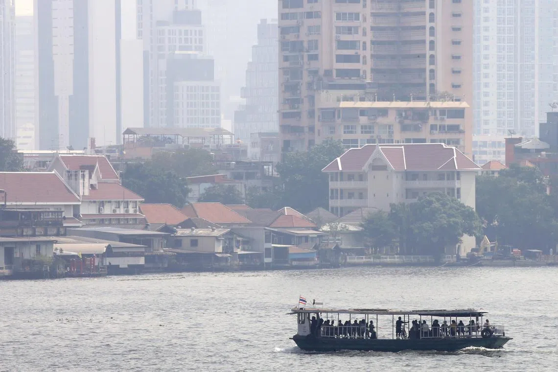 Bangkok's air quality has worsened due to agricultural burning and forest fires. 