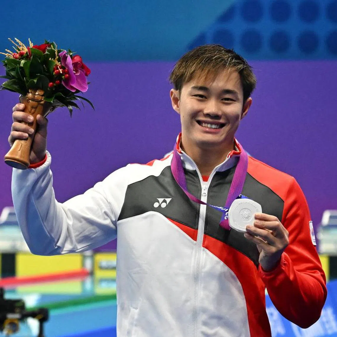 Teong Tzen Wei clocked 23.34 seconds to finish behind South Korea's Baek In-chul in the men's 50m butterfly on Sept 28.