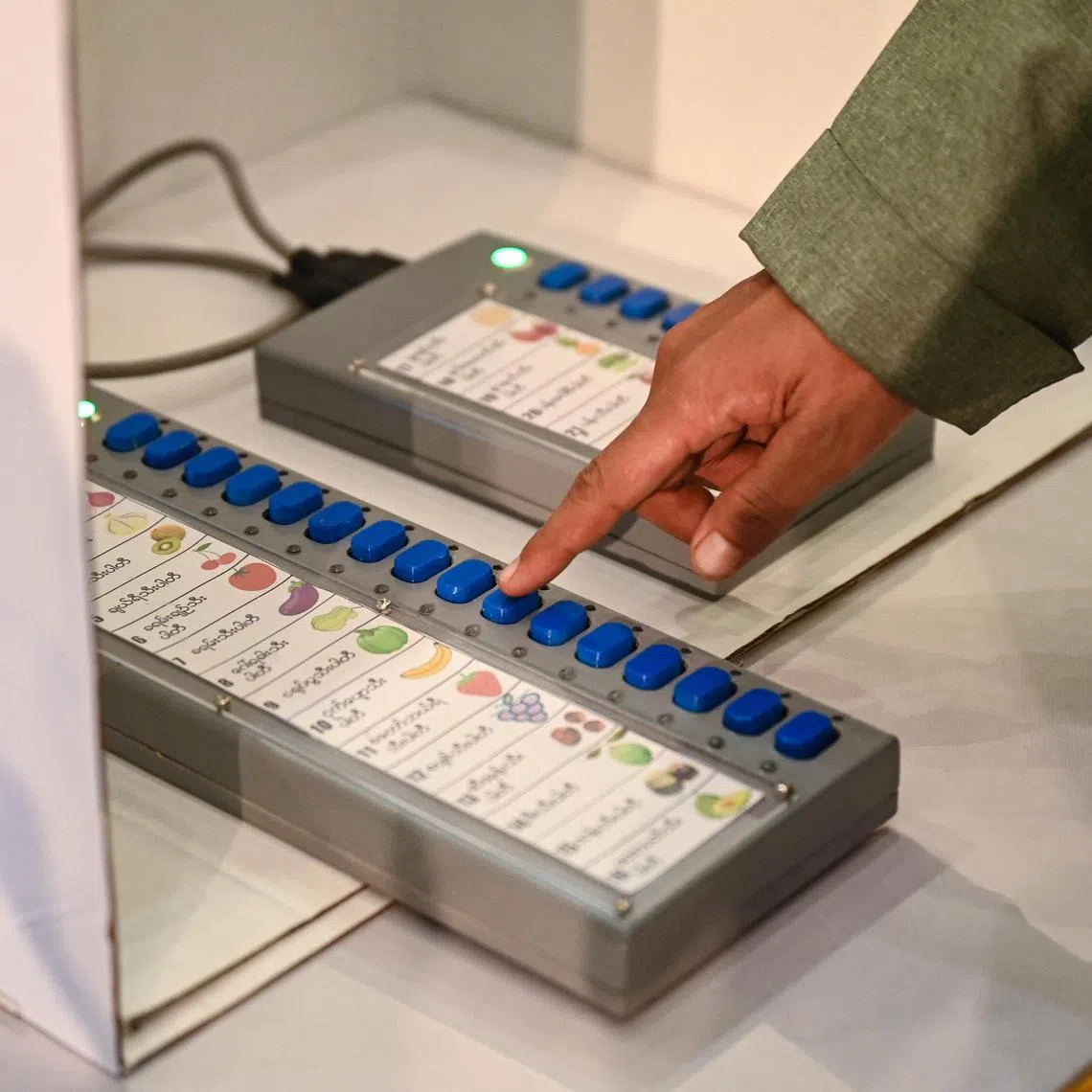 A UN expert has described the election as a “fraud” to disguise continuing military rule.