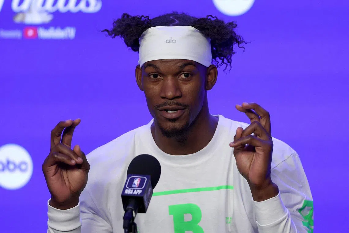 Jimmy Butler said there was no lingering bad blood between the Miami Heat and Denver Nuggets on Wednesday as the two teams prepared to face off in the NBA Finals. Miami and Denver met in a fiery regular season clash in the 2021-2022 season, when Nuggets star Nikola Jokic poleaxed then Miami player Markieff Morris from behind.