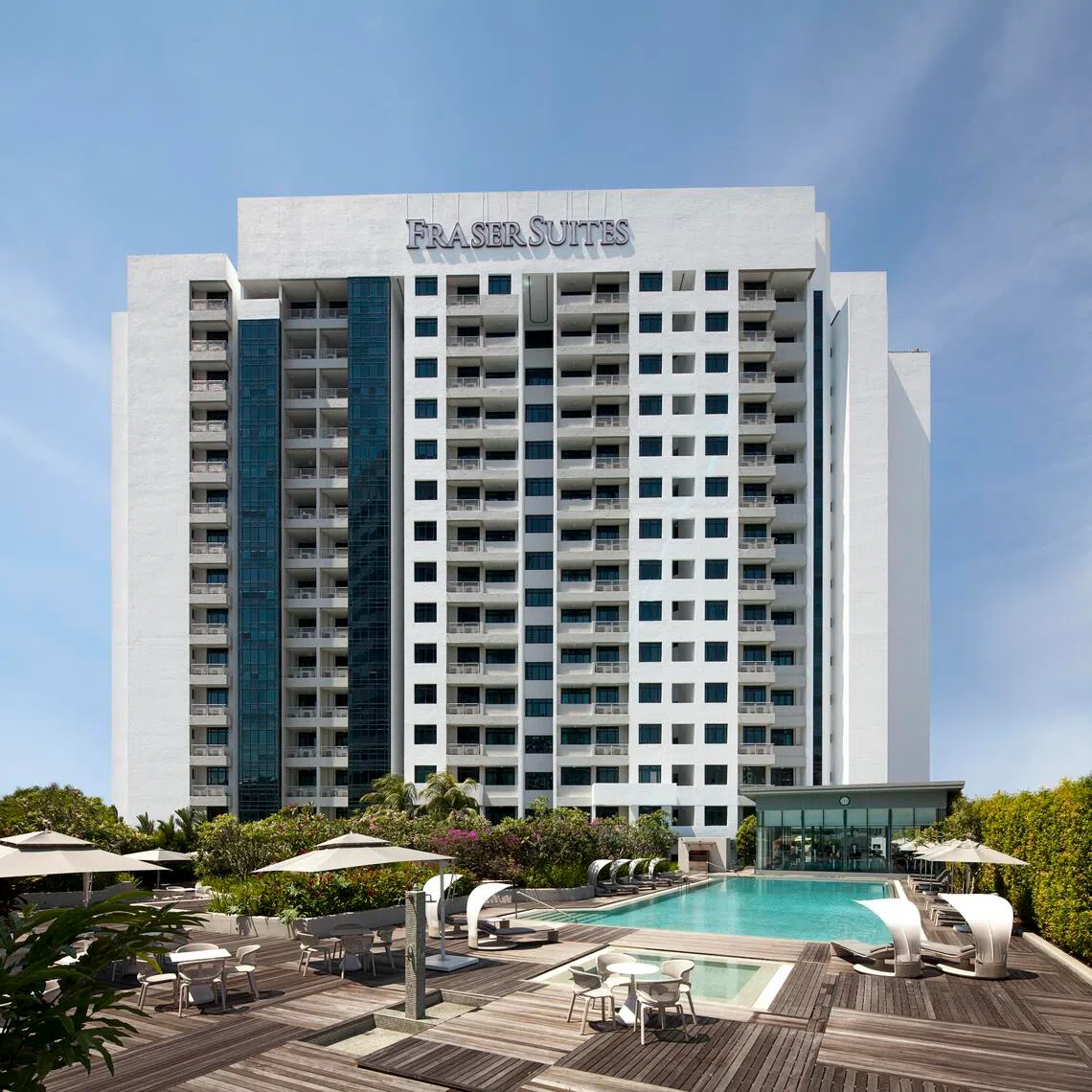 Fraser Suites Singapore along River Valley Road, one of the company’s assets.