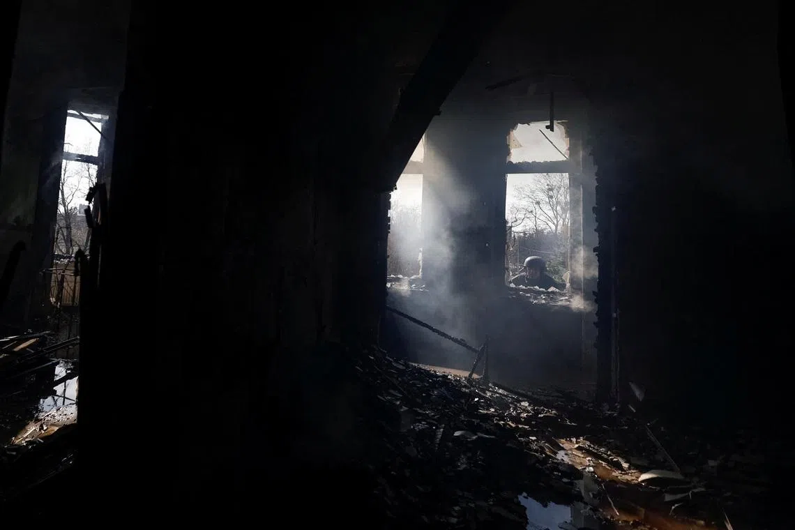 Russian forces maintain day-long drone barrage of Ukraine's Kharkiv