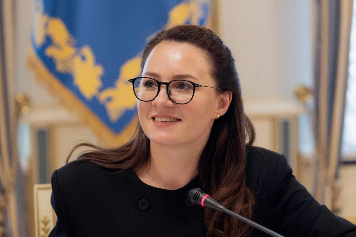 Ukrainian Prime Minister Yulia Svyrydenko 