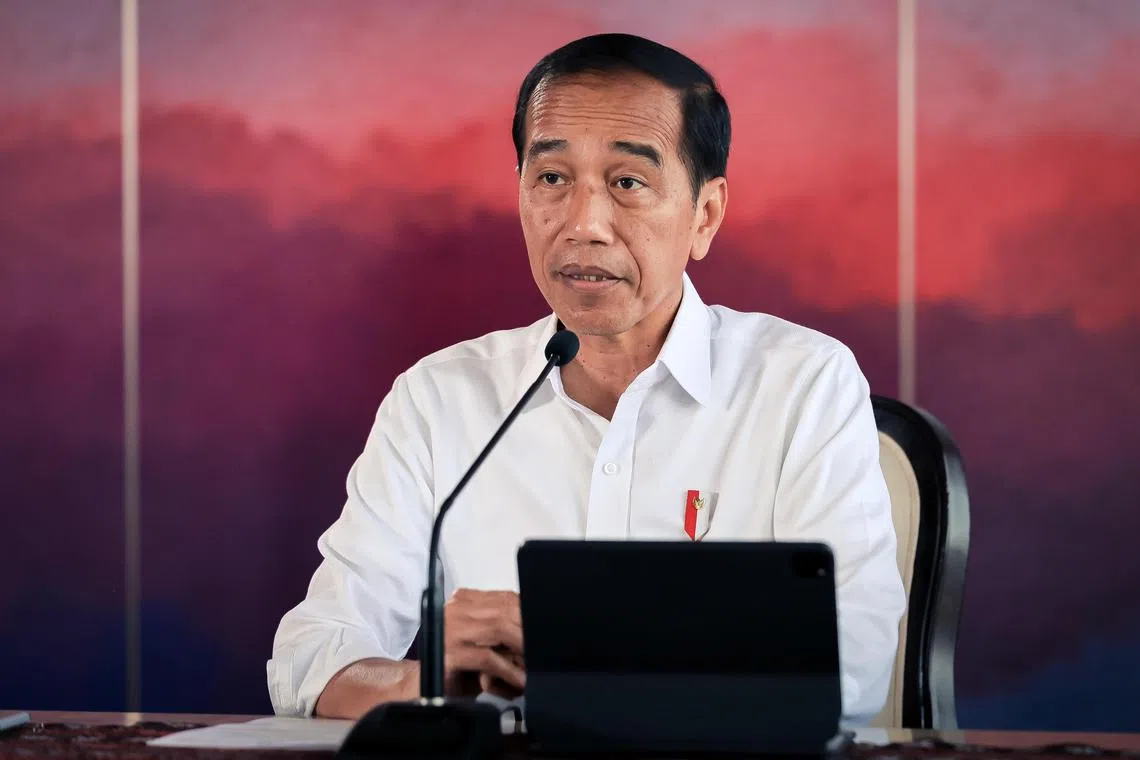 Indonesian President Joko Widodo will be accompanied by some members of his Cabinet.