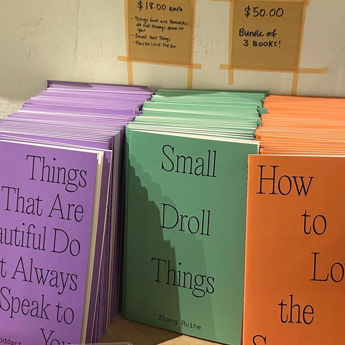Poet Tse Hao Guang's Paper Jam takes pride in its limited edition pamphlets for emerging writers. Why shouldn't we dream small? 