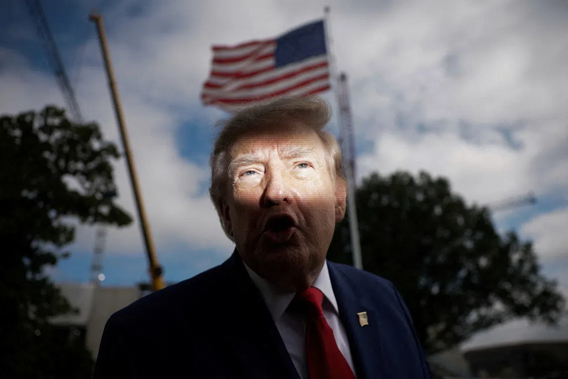 US President Donald Trump is not on the Nov 3 ballot but repeatedly tells supporters to pretend that he is, hoping to mobilise voters who might otherwise skip the election.