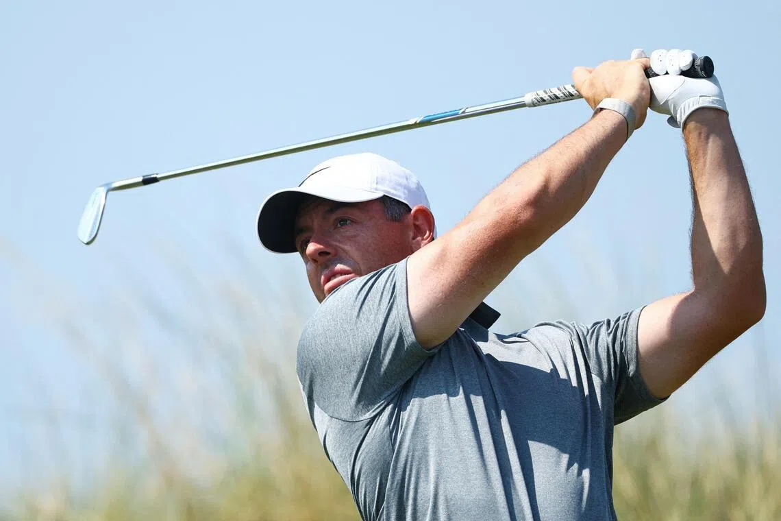 Golf - The 154th Open Championship - Royal Birkdale Golf Club, Southport, Britain - July 15, 2026
Northern Ireland's Rory McIlroy during practice REUTERS/Phil Noble