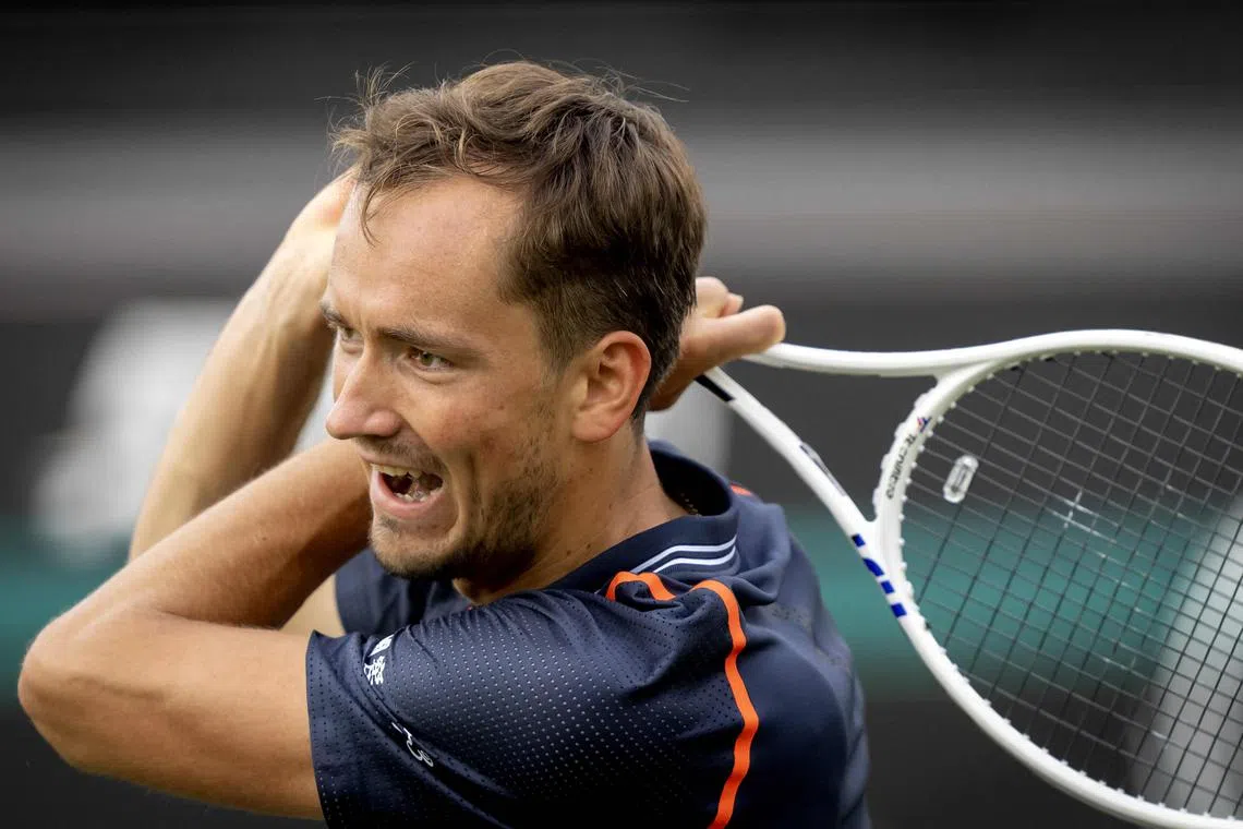 Daniil Medvedev has never advanced past the fourth round at Wimbledon and is seeking to improve on that in July.