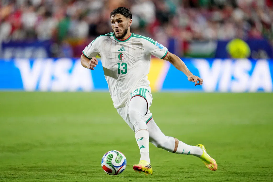 Soccer Football - FIFA World Cup 2026 - Group J - Algeria v Austria - Kansas City Stadium, Kansas City, Missouri, U.S. - June 27, 2026 Algeria's Jaouen Hadjam in action IMAGN IMAGES via Reuters/Jay Biggerstaff
