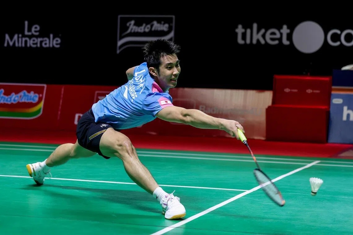 Singapore’s Loh Kean Yew avenges SEA Games loss to Zaki Ubaidillah with Indonesia Masters last-16 win