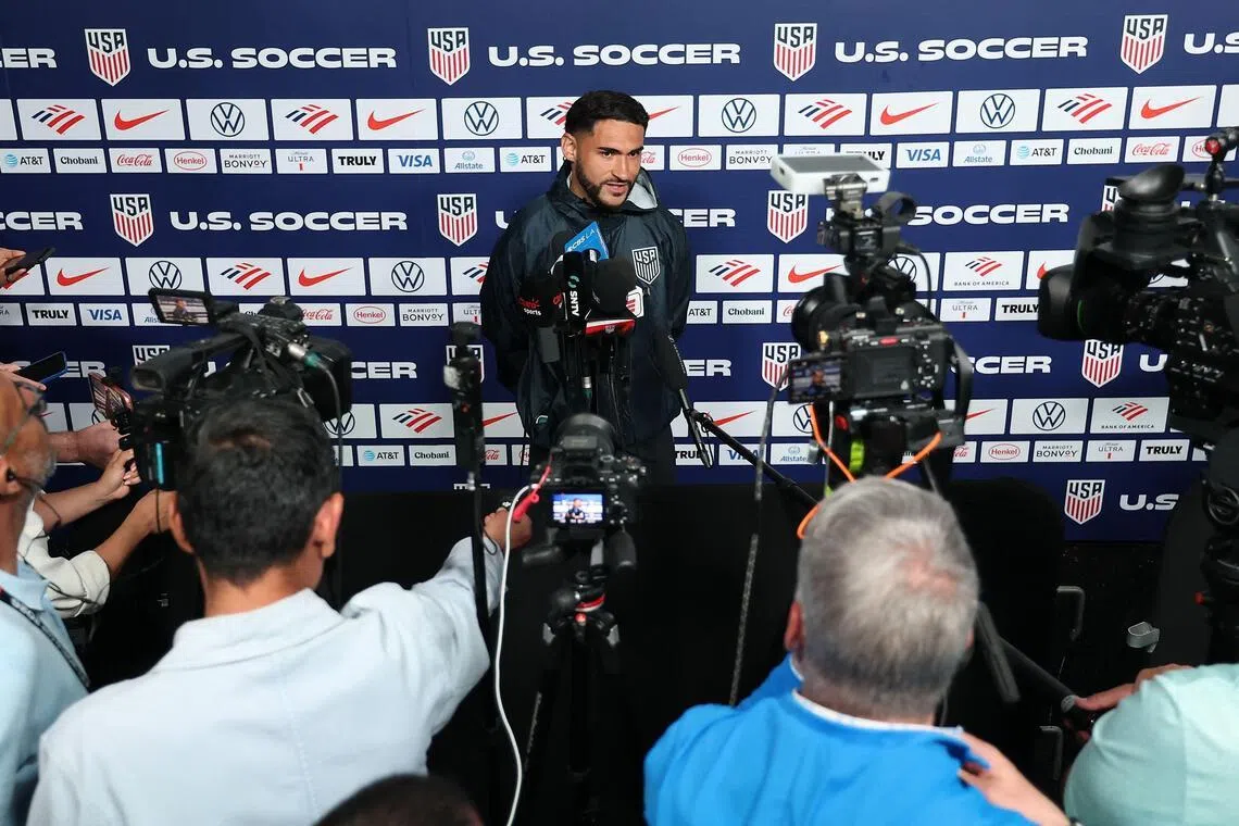 Midfielder Cristian Roldan, 31, is one of the more experienced members of the US' 26-man roster.