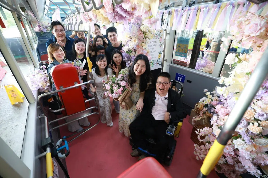 Tower Transit celebrates 10th anniversary with new wedding bus for hire; hosts first marriage proposal