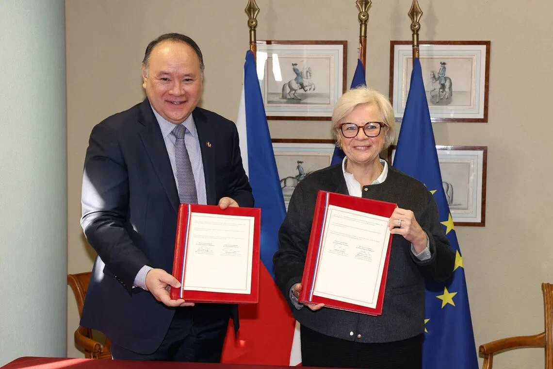 Philippine Defence Secretary Gilberto Teodoro and French Minister for the Armed Forces and Veterans Catherine Vautrin signed the agreement on March 26.