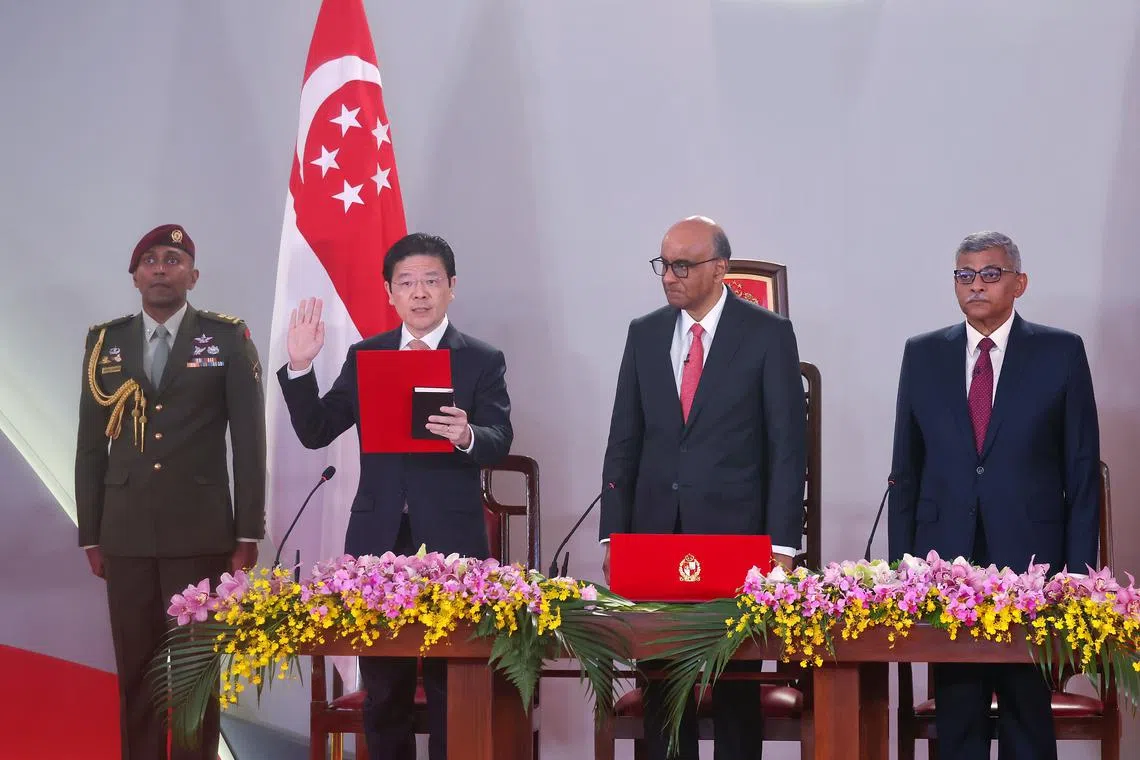 Prime Minister Lawrence Wong and his new Cabinet were sworn in on May 23 as the Republic’s 15th term of government.
