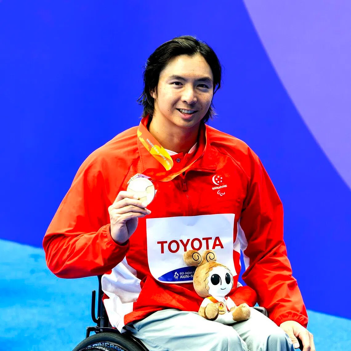 mtpara19 - Singapore’s Toh Wei Soong claimed bronze in the men's 400m freestyle S7 event on Oct 19.

PHOTO: DAVID WIRAWAN/SINGAPORE NATIONAL PARALYMPIC COUNCIL