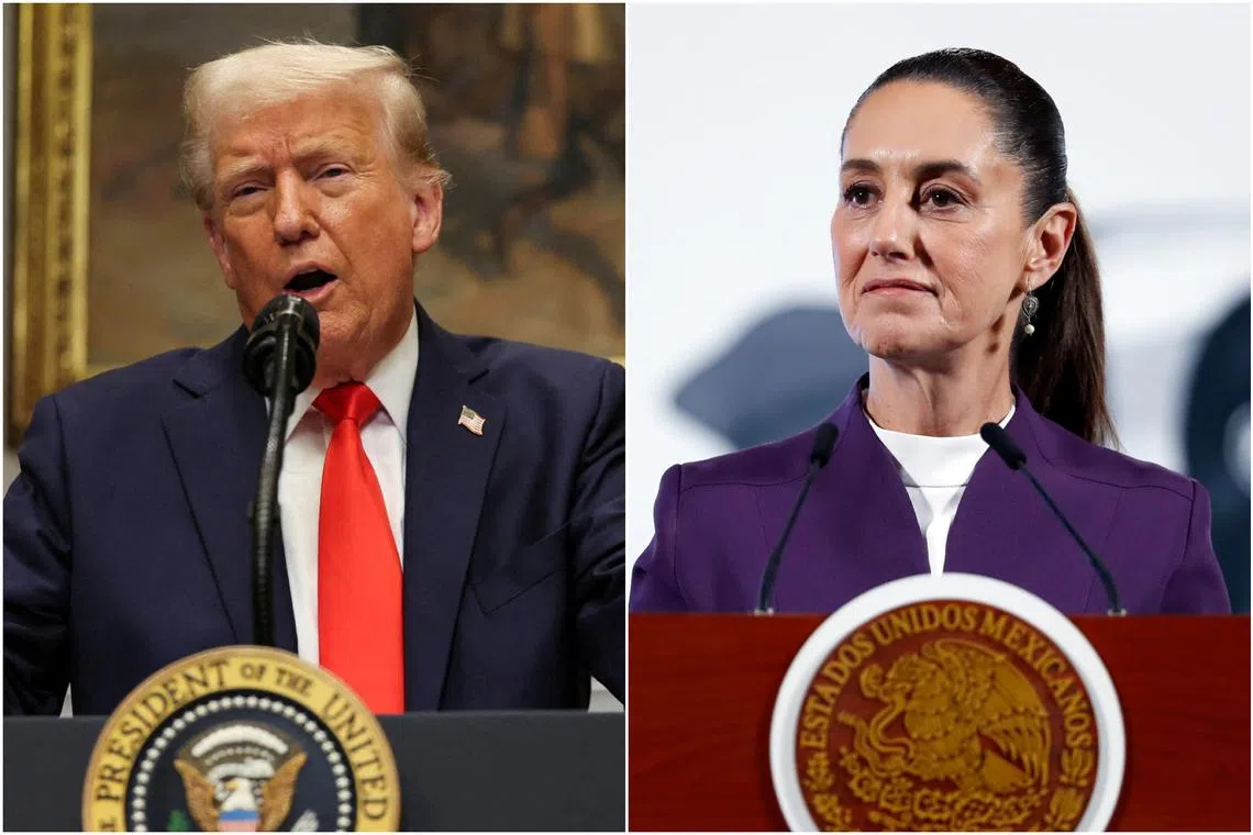 US President Donald Trump earlier on March 6 held a call with Mexican President Claudia Sheinbaum during which he had agreed to a delay.