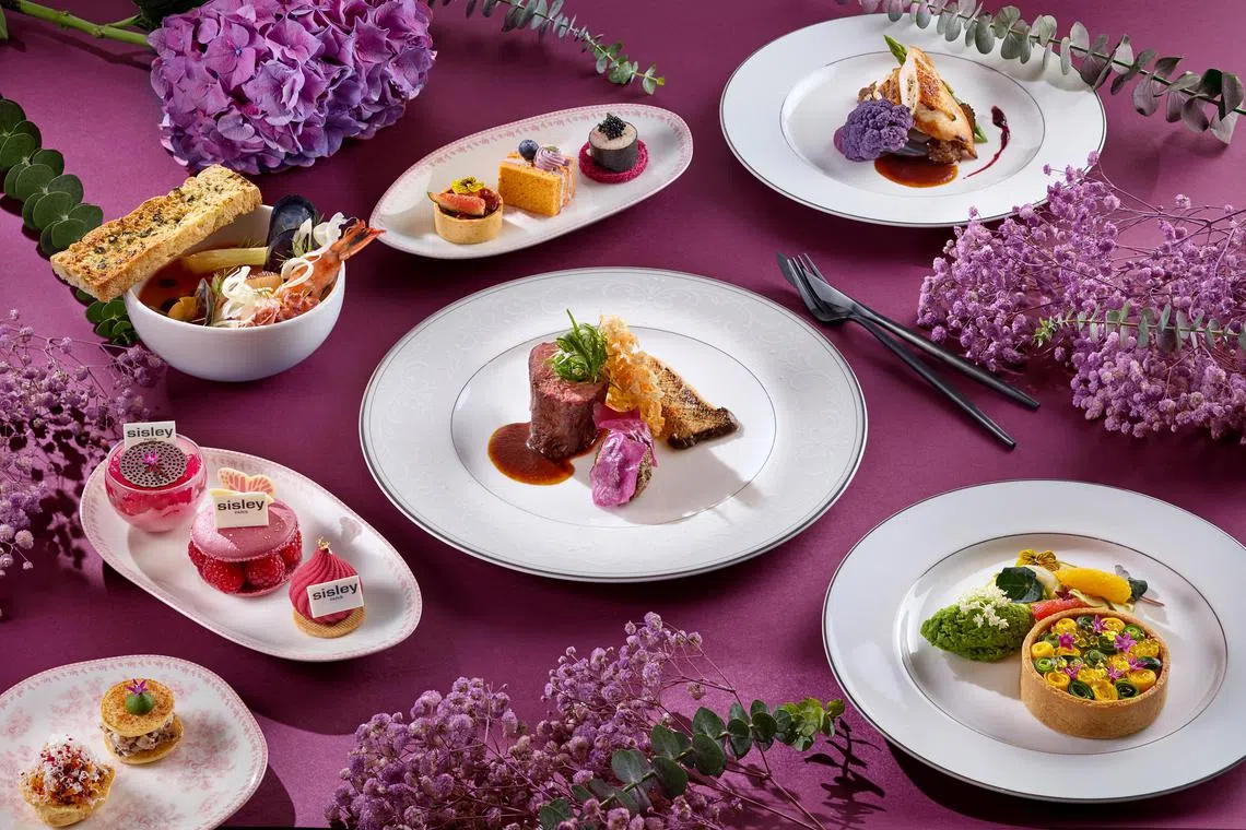 Sisley and Shangri-La Singapore have collaborated for an afternoon tea experience inspired by the French brand's Black Rose collection.