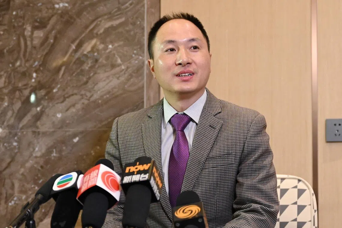 Dr He said he plans to explore potential opportunities to work in Hong Kong on gene therapies for rare diseases.