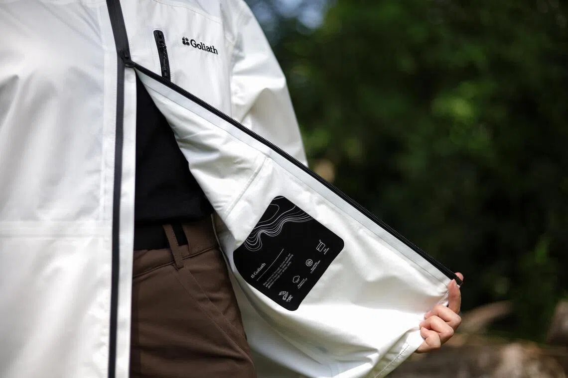 The Outdoor’s Stormshield Ultralight jacket has a two-way zipper.