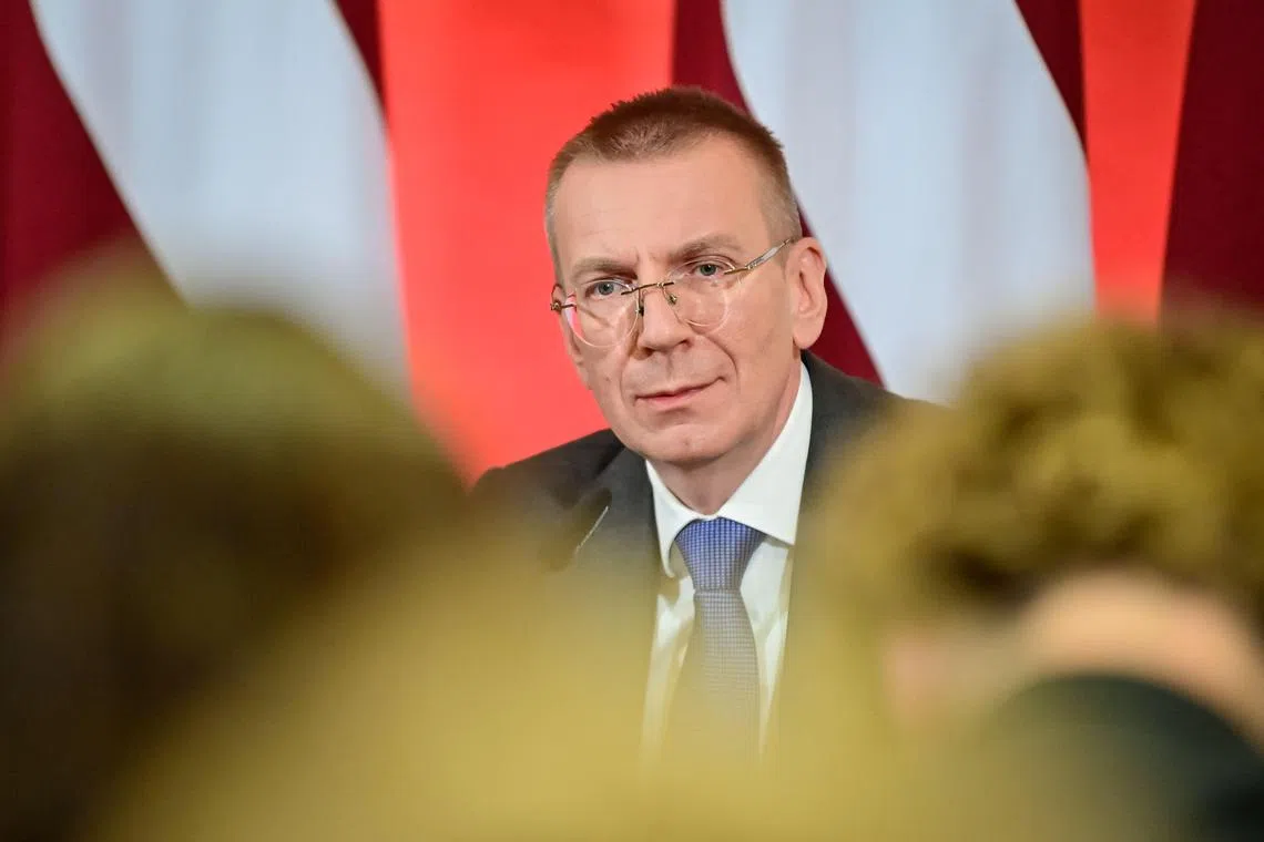 Latvian president-elect Edgars Rinkevics said his country was closely following the developing situation in Russia.