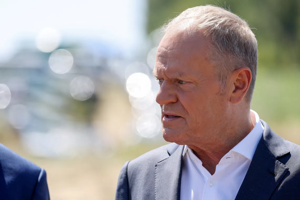 Poland's Tusk says inviting Putin to G20 may encourage Russian aggression