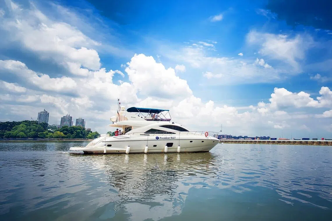 The waterfront at R&F Princess Cove includes marina and promenade spaces that form part of the precinct’s leisure areas.