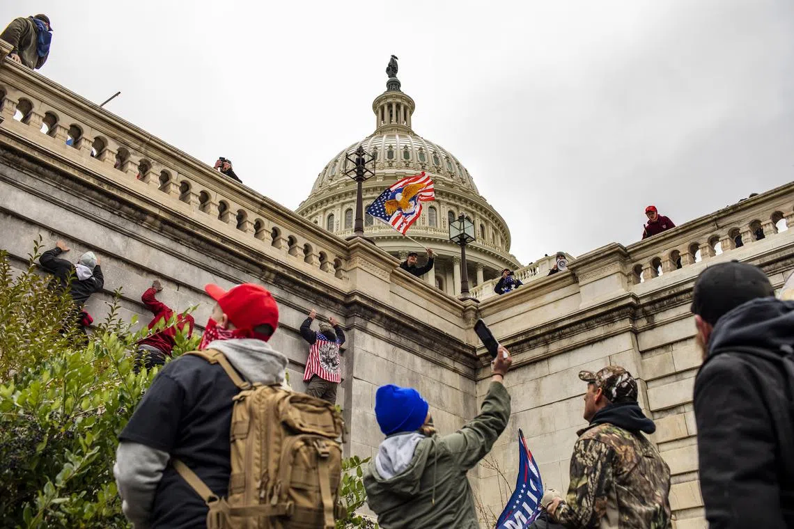 The 2020 protest over the police murder of African American George Floyd, and the Jan 6, 2021 attack on the US Capitol by Donald Trump supporters.