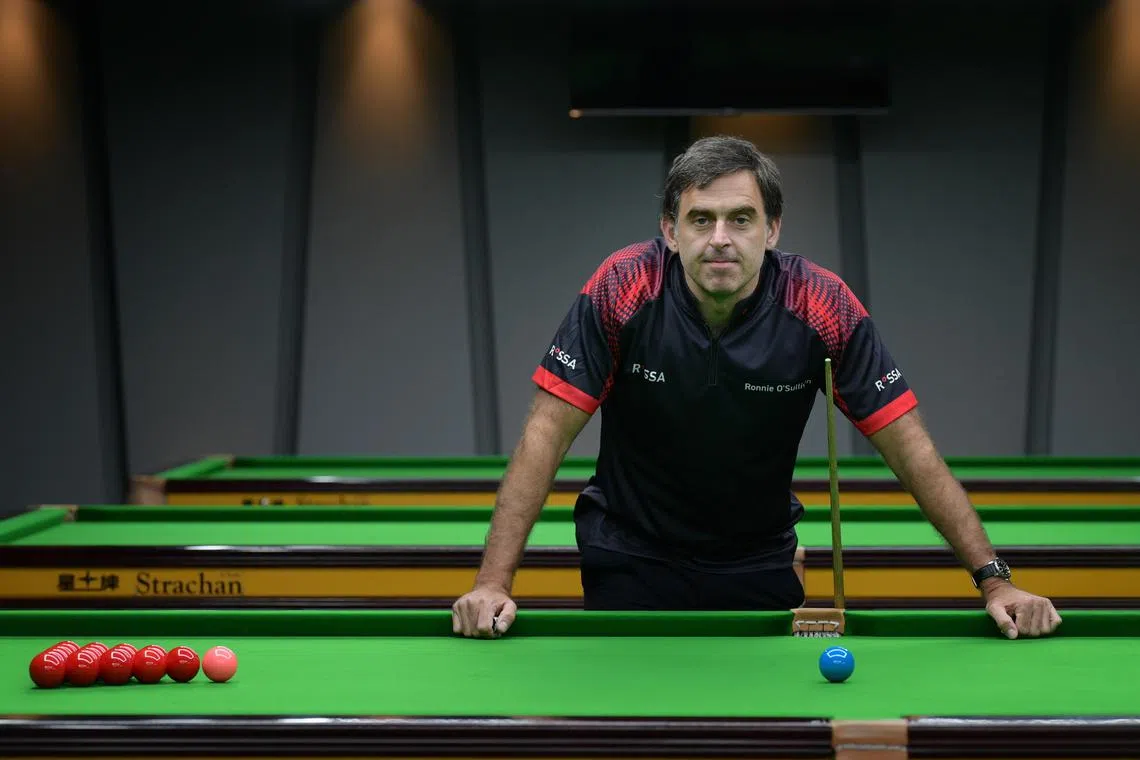 World No. 1 and seven-time snooker champion Ronnie O'Sullivan.