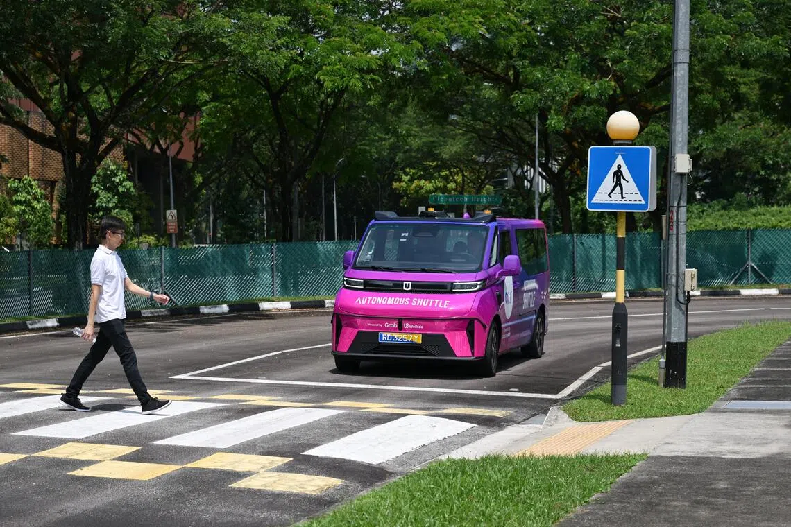 Developers of self-driving vehicles have to complete their first test of basic manoeuvres at a track modelled after regular public roads.