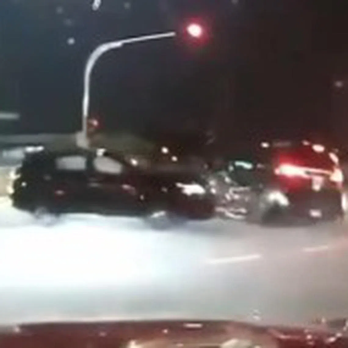 A 55-year-old male car driver was arrested for drink driving. 