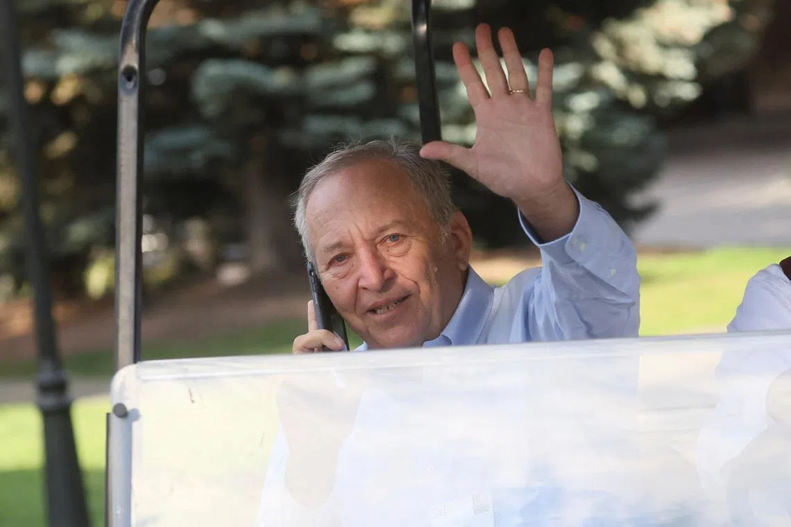 Larry Summers, Former United States Secretary of the Treasury, attends the annual Allen and Co. Sun Valley Media Conference in Sun Valley, Idaho, U.S., July 8, 2022.   REUTERS/Brendan McDermid
