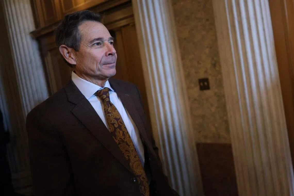 Republican Senator John Curtis of Utah (pictured) objection leaves Mr Jeremy Carl unlikely to win the approval of the foreign relations panel.