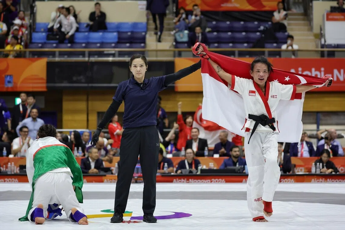 Tiffany Teo wins Singapore’s first gold medal at Asian Games with victory in MMA final