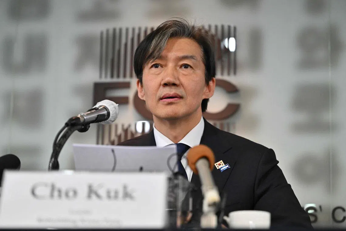 Mr Cho Kuk is making waves with his new political party Reform Korea Party, set up about five weeks before South Koreans head to the polls.