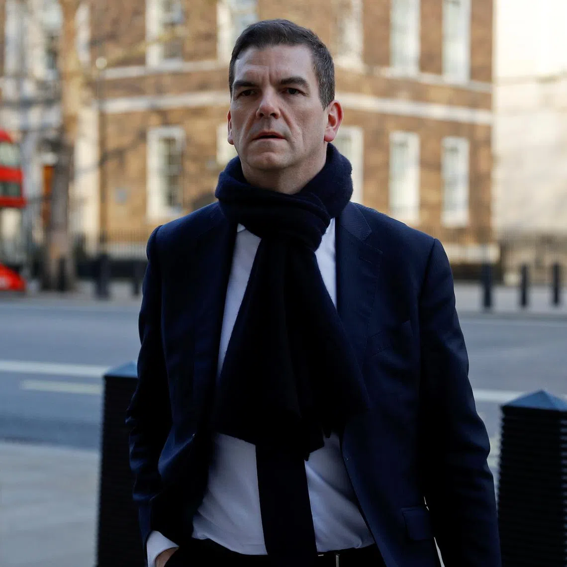 FILE PHOTO: Olly Robbins arrives at the Cabinet Office, in London, Britain January 28, 2019. REUTERS/Peter Nicholls/File Photo