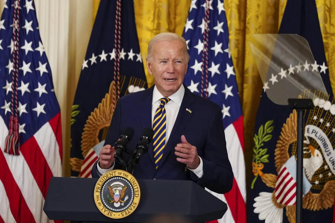 Data on the US trade gap adds to a run of positive economic news for President Joe Biden, ahead of November's presidential election.