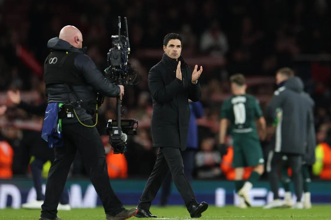 Mikel Arteta's Arsenal are still unbeaten at the Emirates in all competitions this season.