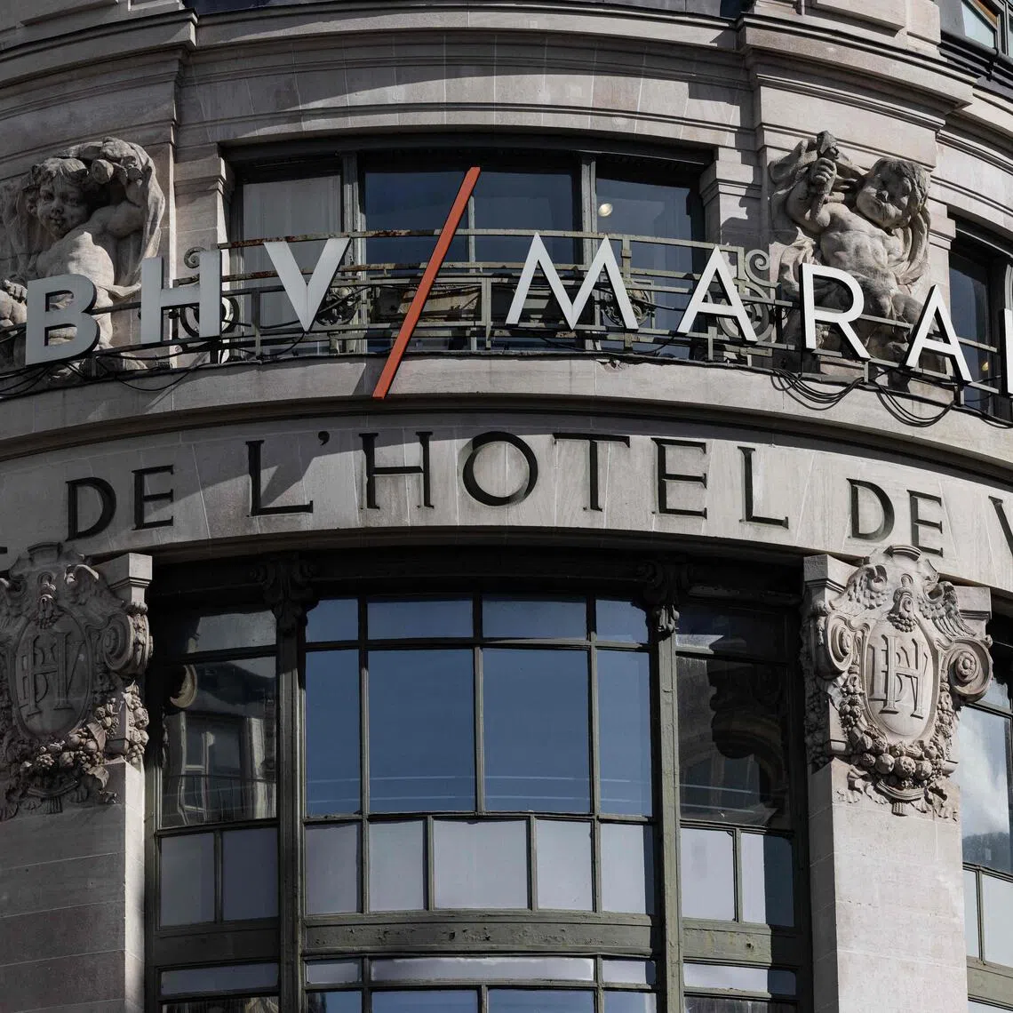 Parisian department store BHV Marais said the bankruptcy procedure was “part of BHV’s relaunch, not its failure” and aimed at protecting operations and jobs.